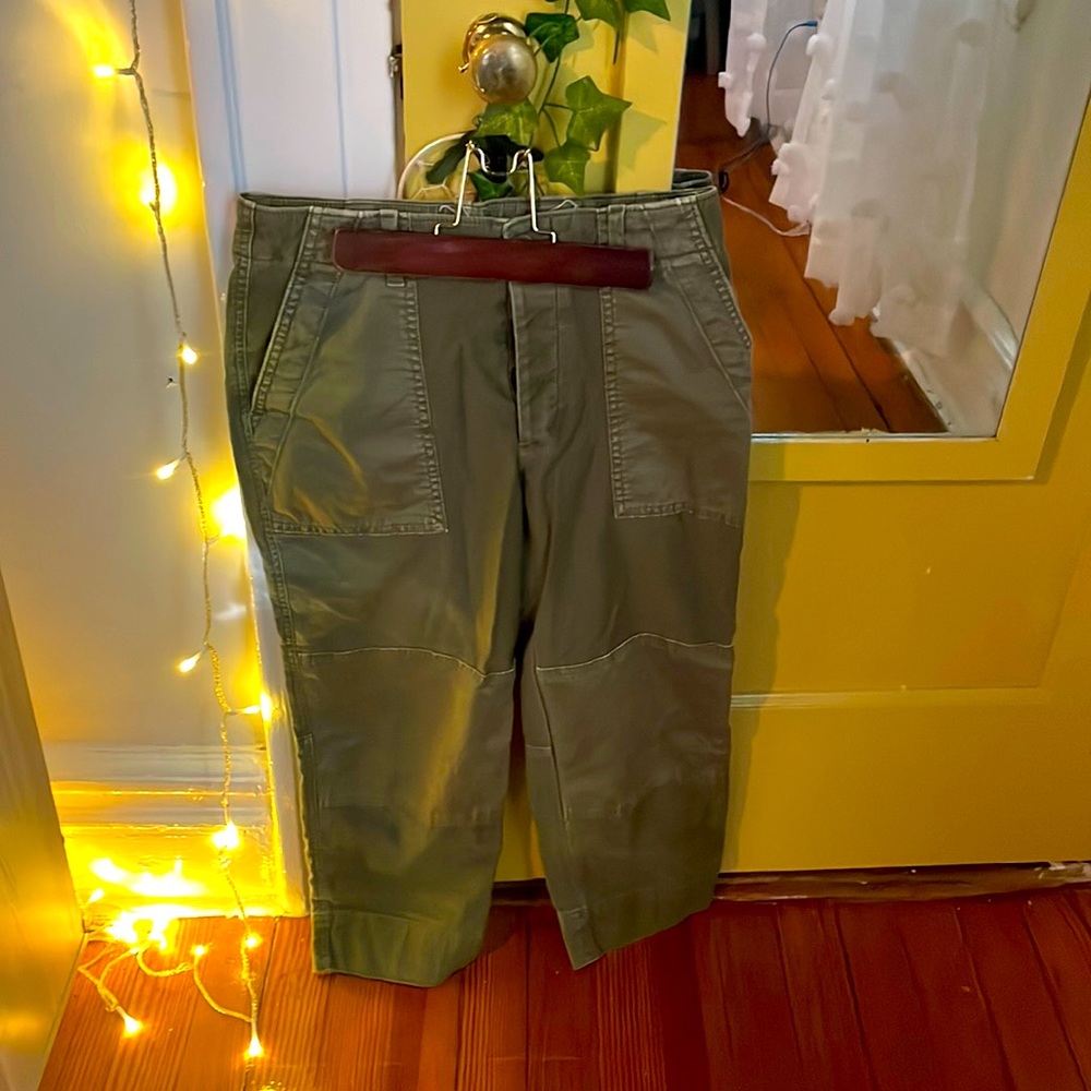 Green grunge pants. Medium wasted, go to ur ankles, my favorite pair of pants.